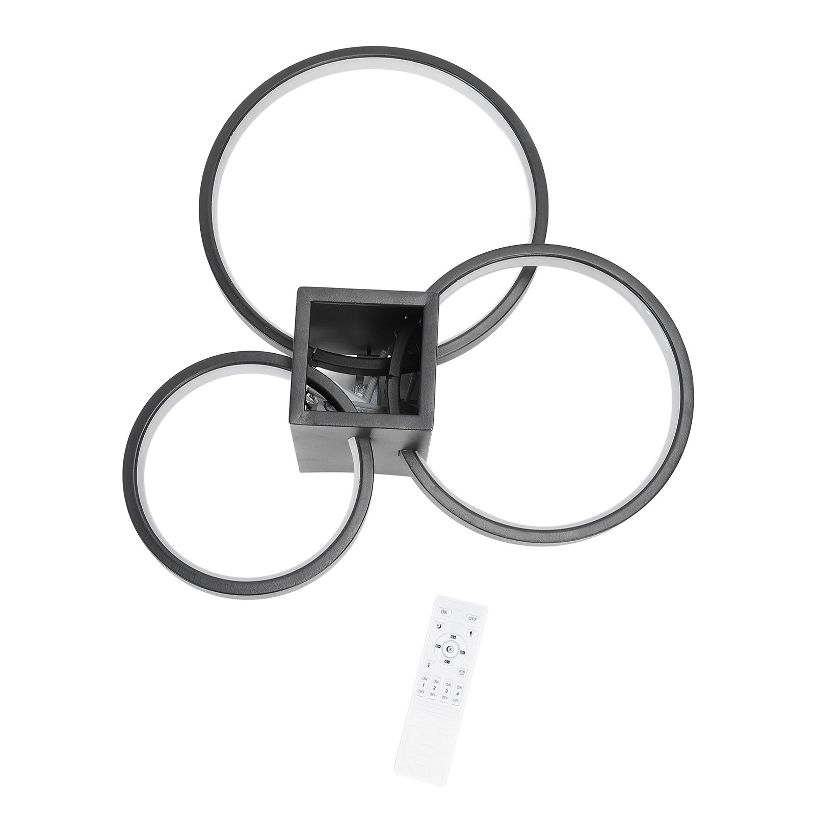 LED Ceiling Light with Remote Control 3000K-6500K 3 Color Dimming Modern Decor view 3