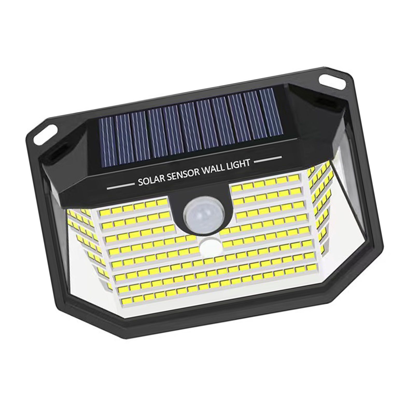 LED Solar Motion Sensor Lights IP64 Water Resistant Outside Security Wall