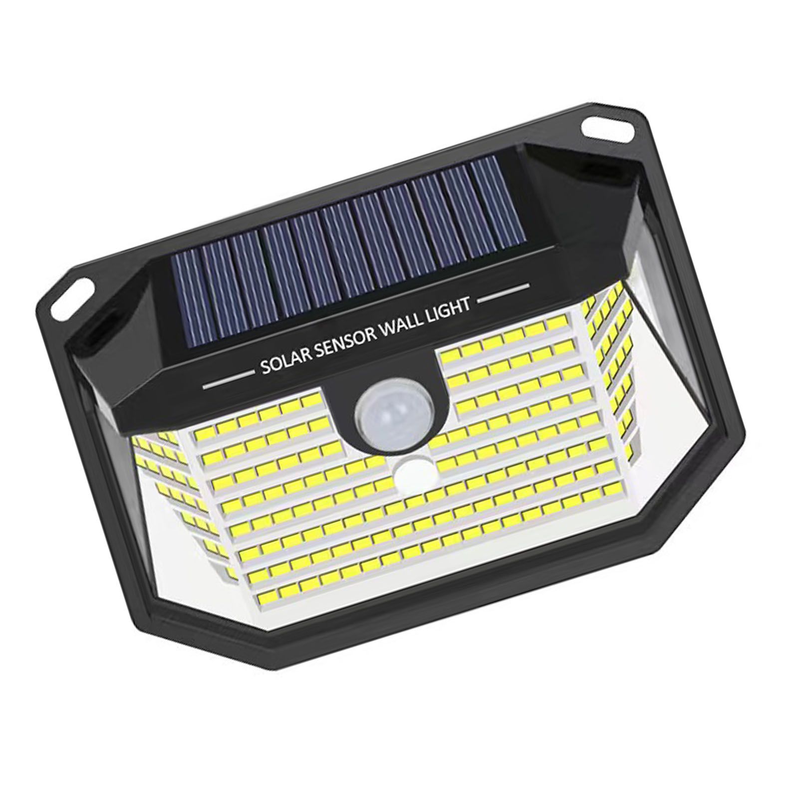 LED Solar Motion Sensor Lights IP64 Water Resistant Outside Security Wall view 4