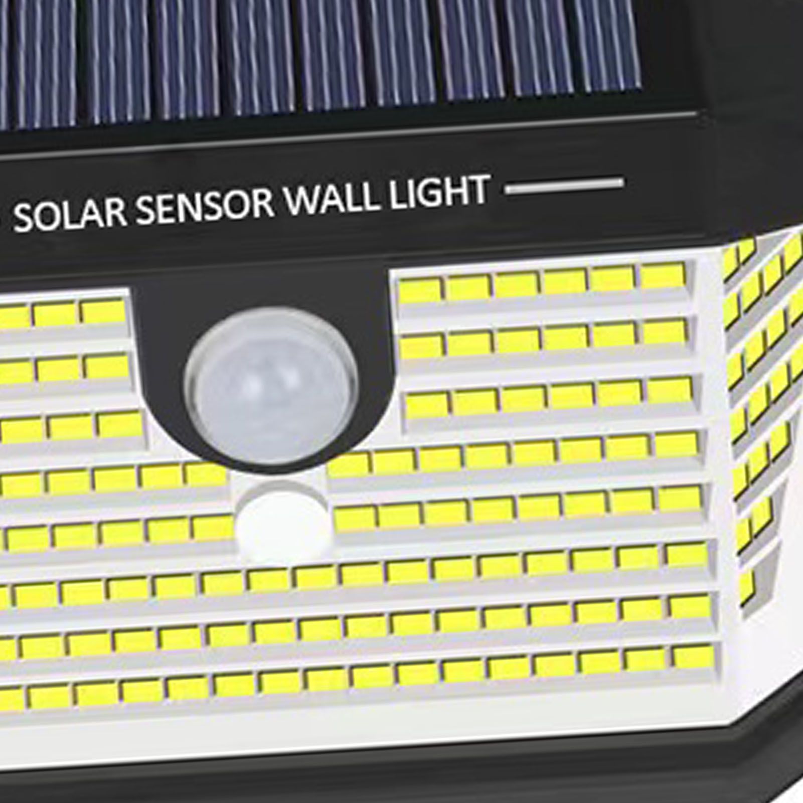 LED Solar Motion Sensor Lights IP64 Water Resistant Outside Security Wall view 5