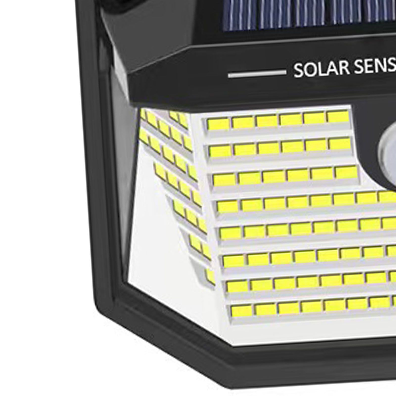 LED Solar Motion Sensor Lights IP64 Water Resistant Outside Security Wall view 7