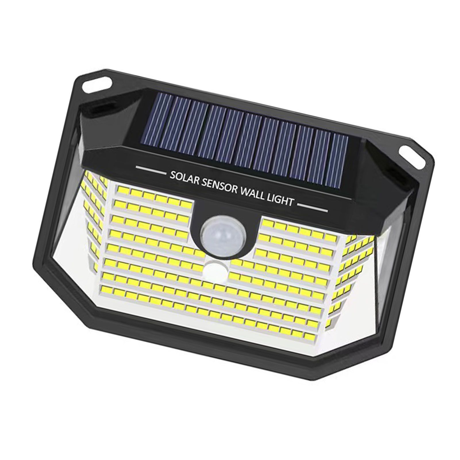 LED Solar Motion Sensor Lights IP64 Water Resistant Outside Security Wall view 9