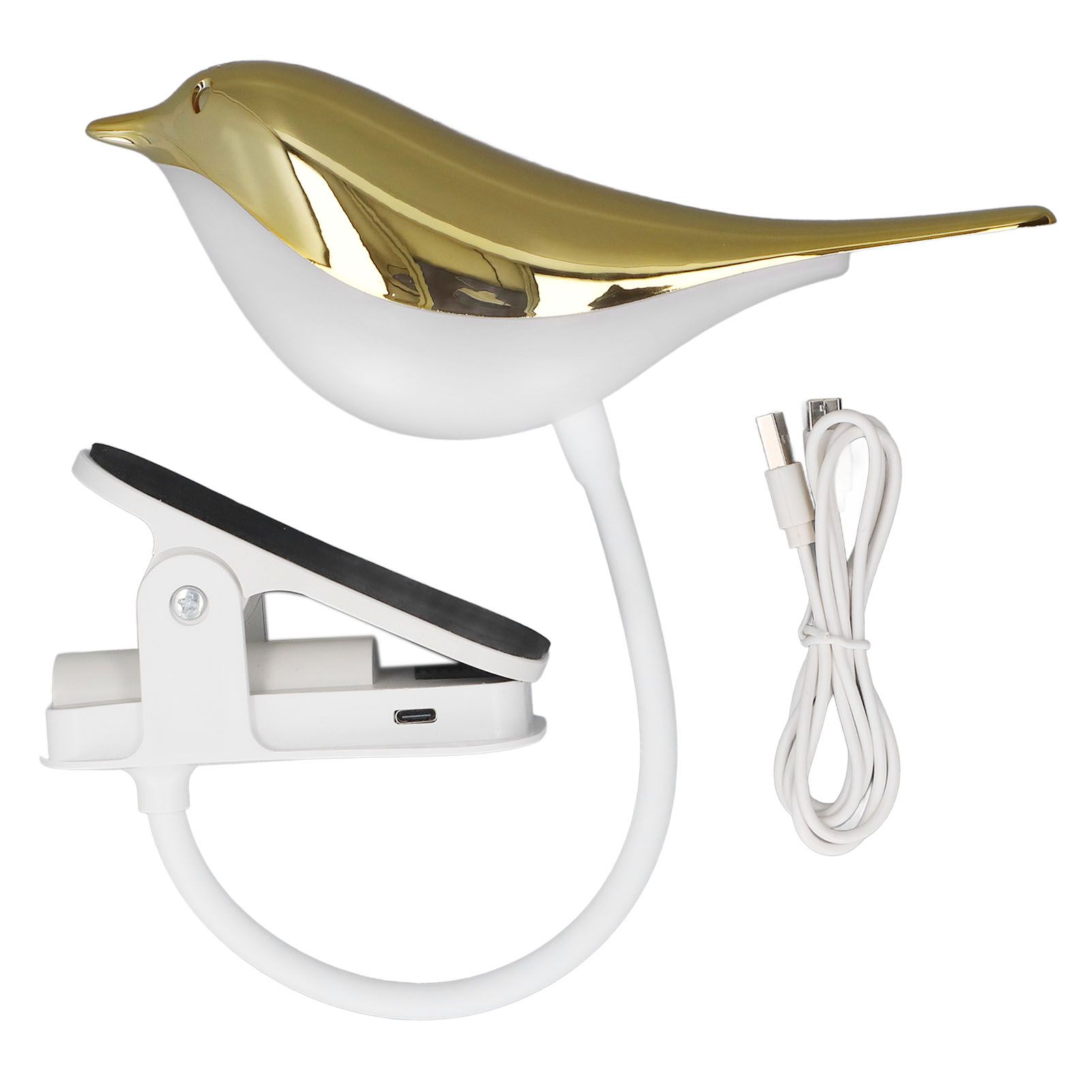 Bird Reading Table Lamp Touch Control Stepless Dimmable USB Rechargeable Desk view 3