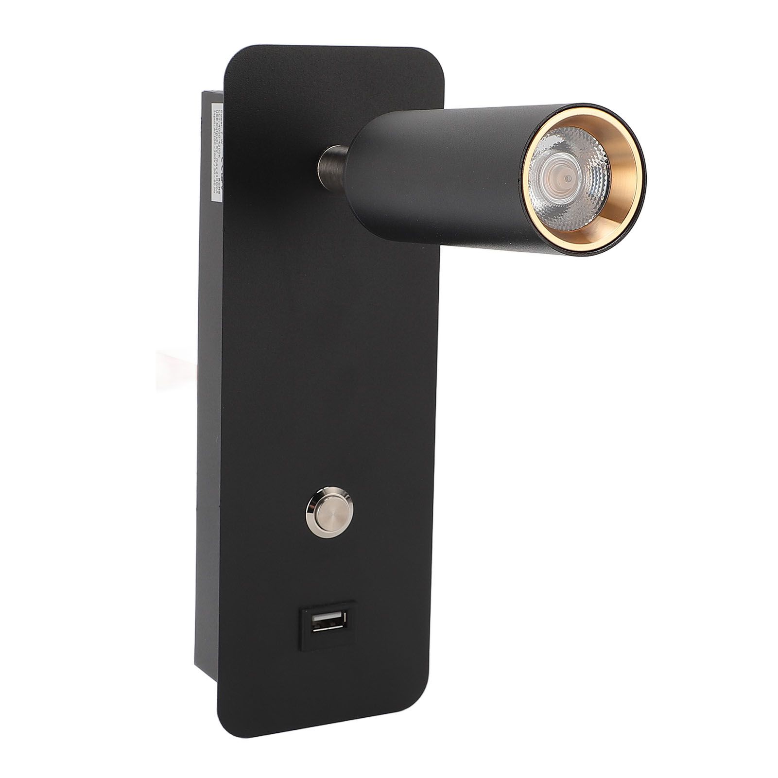 LED Wall Lamp Wall Mounted Reading Light with USB Port for Bedside Reading view 10