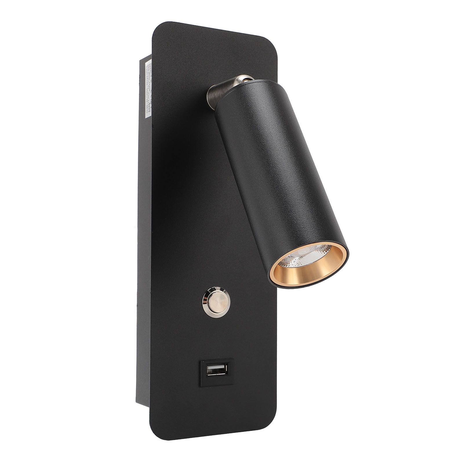 LED Wall Lamp Wall Mounted Reading Light with USB Port for Bedside Reading view 11