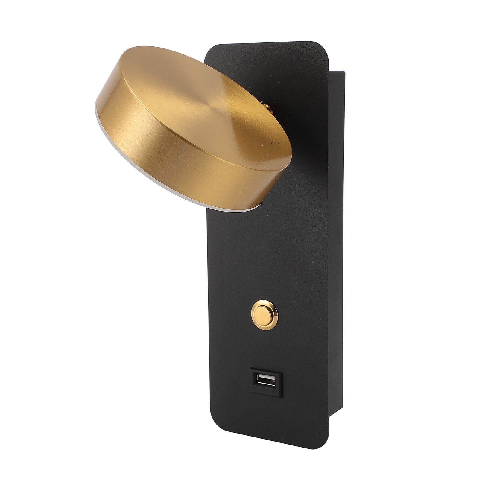 LED Bedside Wall Lamp 3 Color Temperature Rotatable Adjustable Metal Reading view 10