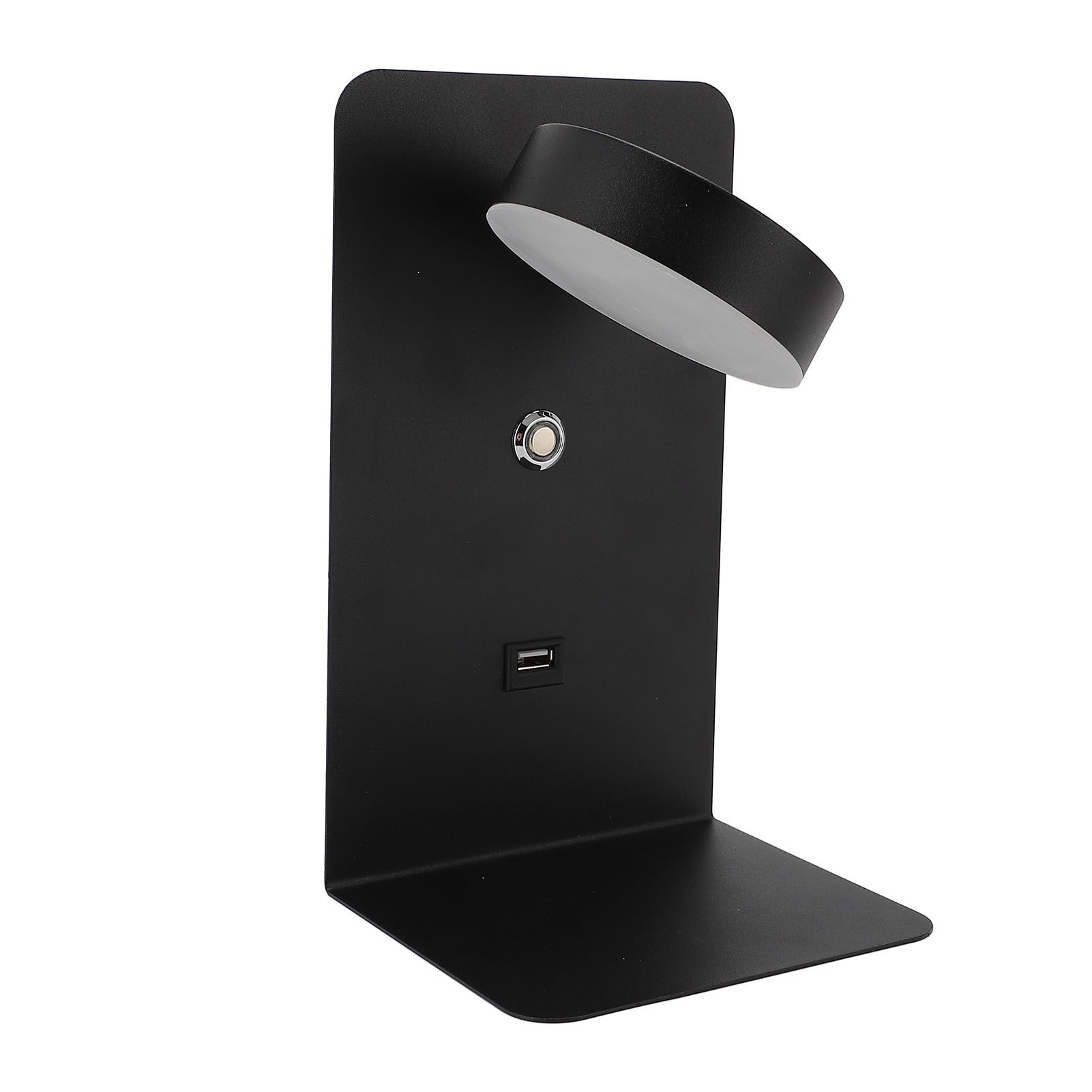 LED Plug In Wall Light with Switch and USB Charging Port Modern Rotatable view 6