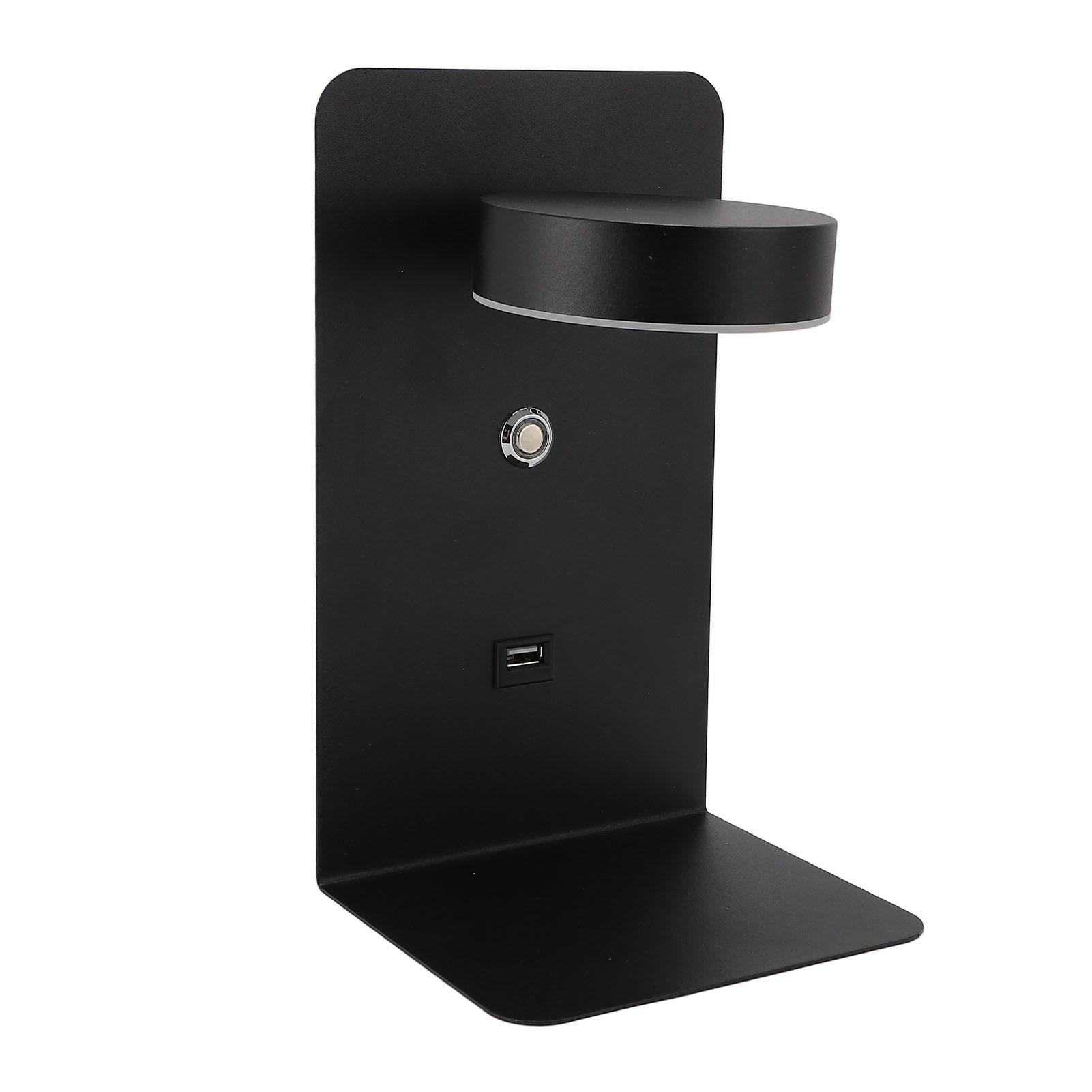 LED Plug In Wall Light with Switch and USB Charging Port Modern Rotatable view 8