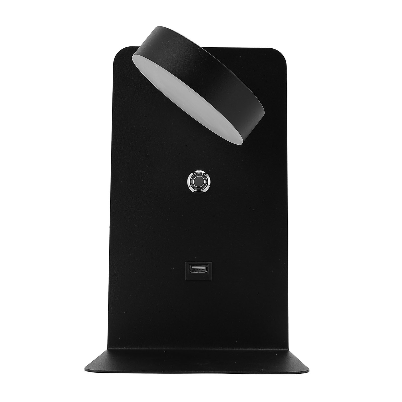 LED Plug In Wall Light with Switch and USB Charging Port Modern Rotatable view 11