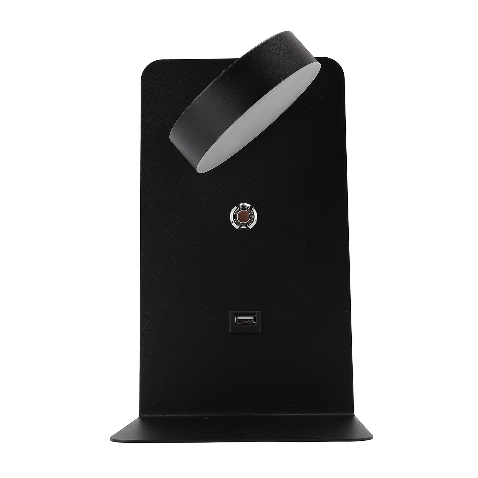 LED Plug In Wall Light with Switch and USB Charging Port Modern Rotatable view 12