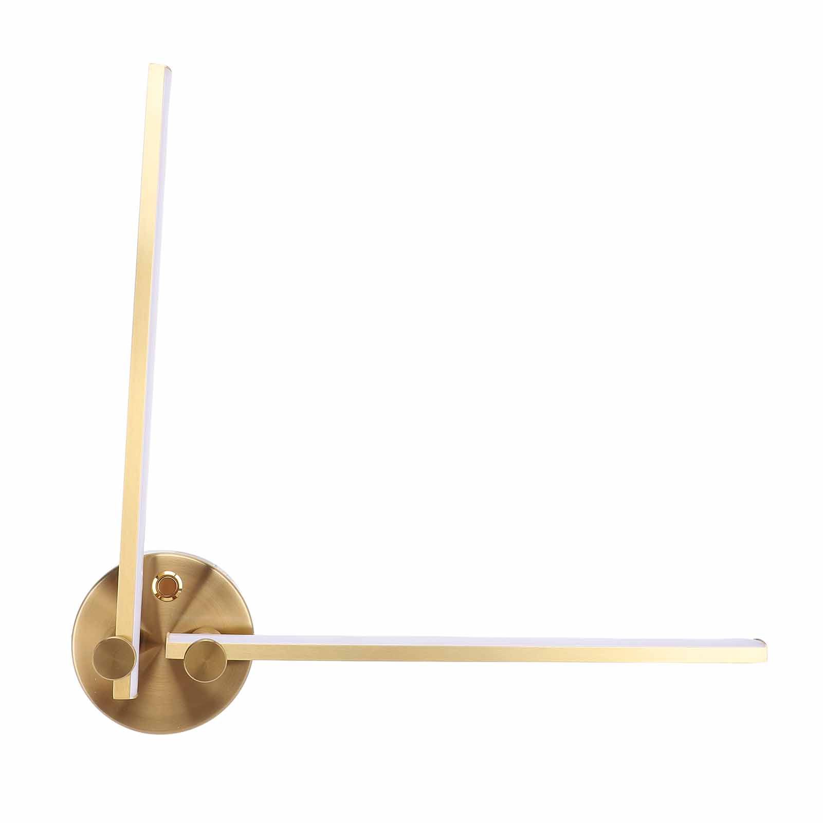Modern LED Wall Sconce with 2 Arm 300 Degree Rotation Wall Light Fixture view 4