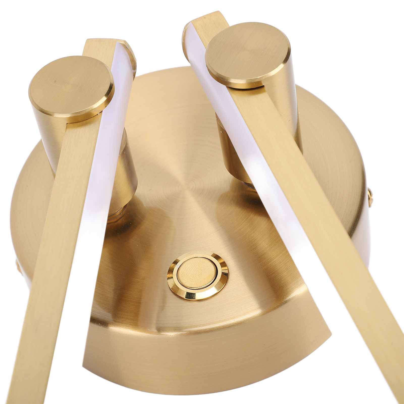 Modern LED Wall Sconce with 2 Arm 300 Degree Rotation Wall Light Fixture view 7