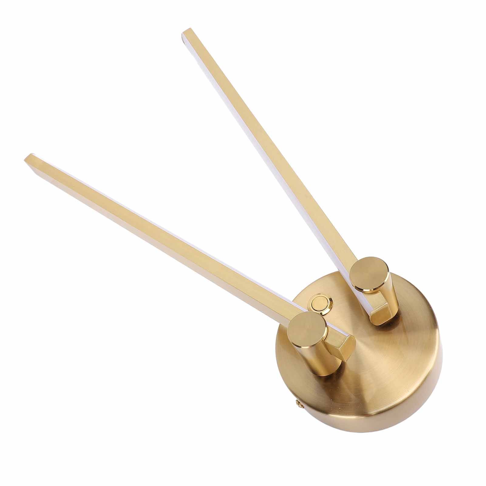 Modern LED Wall Sconce with 2 Arm 300 Degree Rotation Wall Light Fixture view 12
