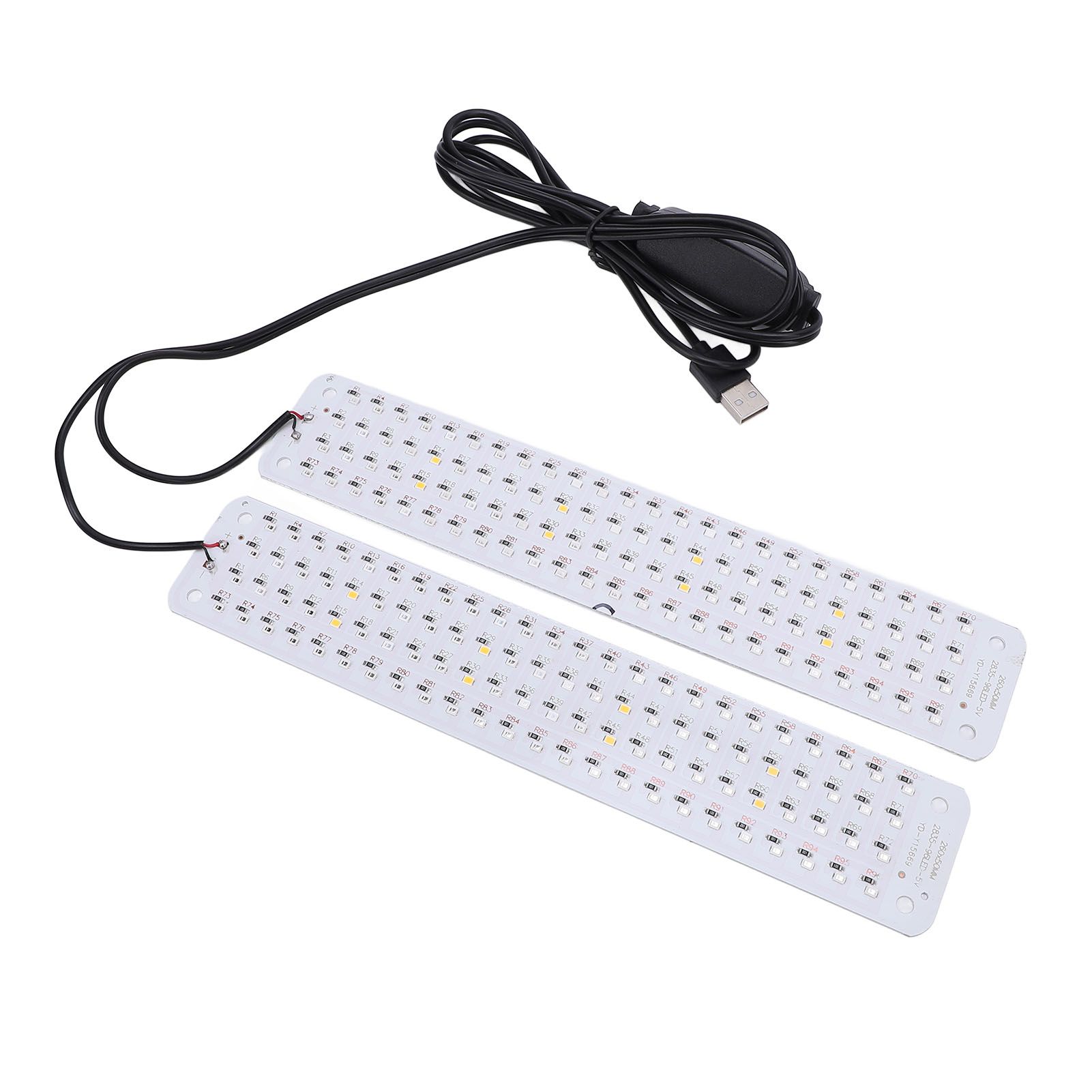 LED Plant Grow Lamp 5V Memory Timer Function 3000K Dimmable 2 Heads Red Blue view 12