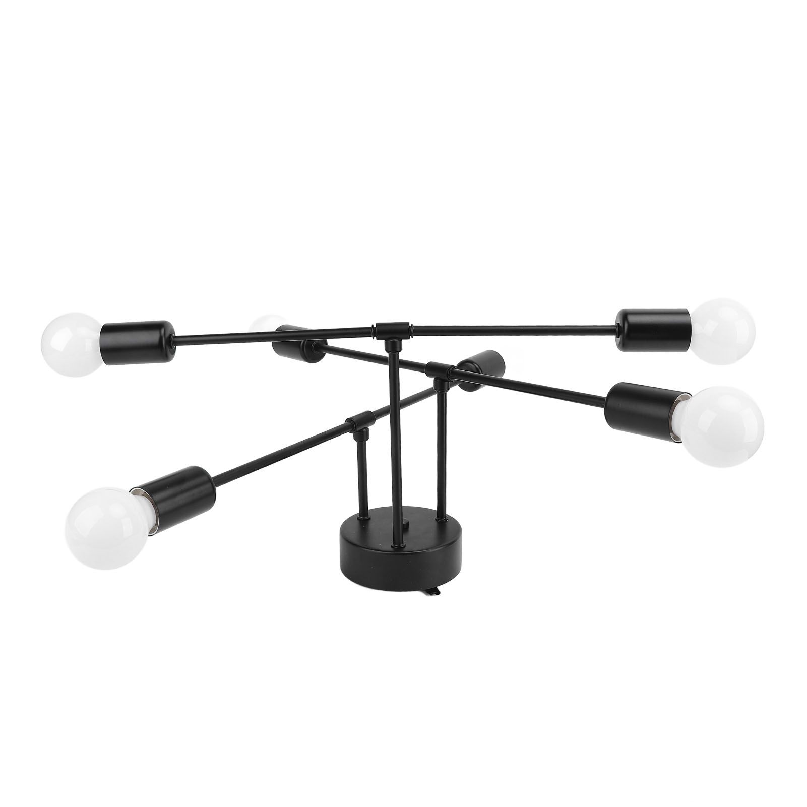LED Flush Mount Ceiling Light Fixture Iron Art Modern 6 Light E26 Bulbs view 3