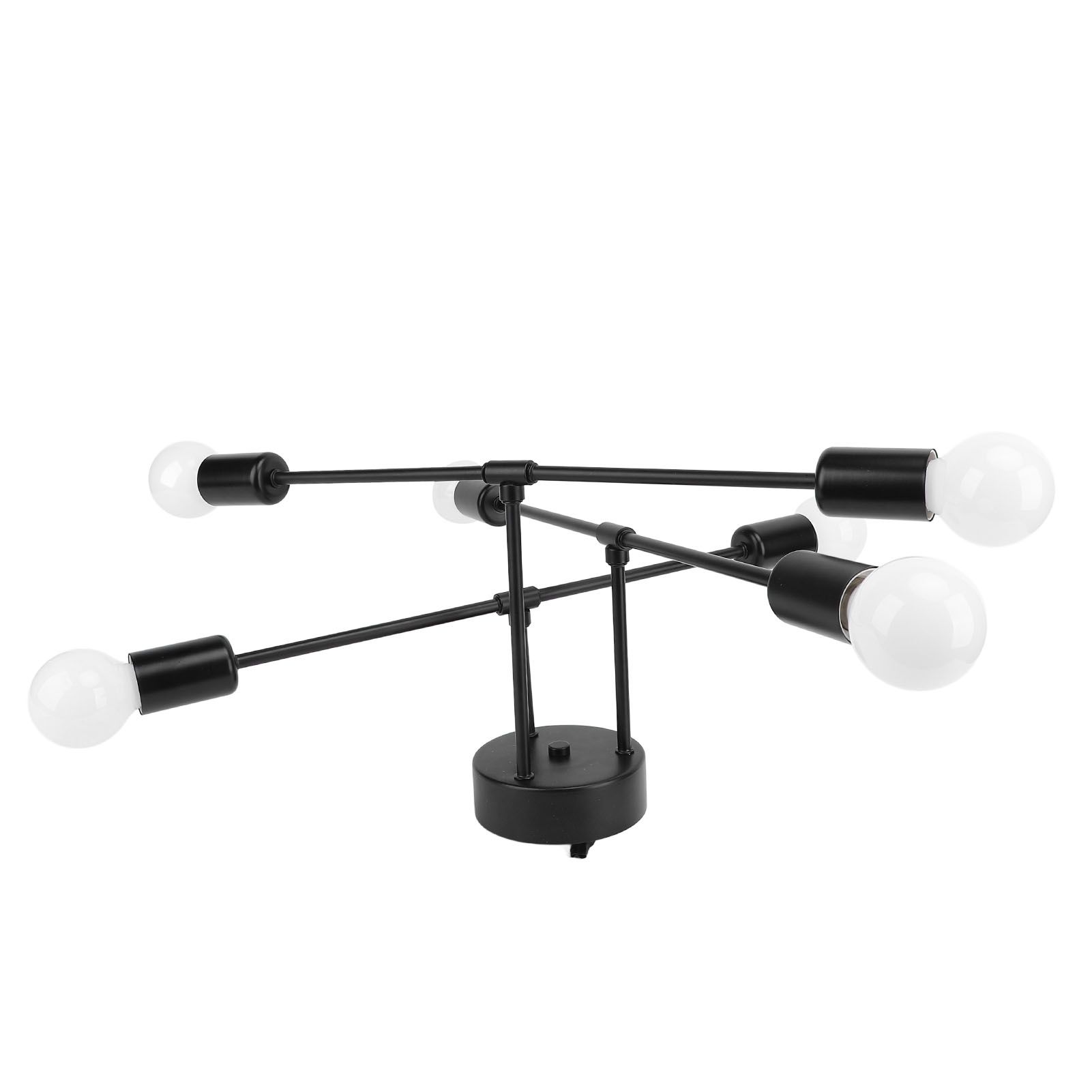LED Flush Mount Ceiling Light Fixture Iron Art Modern 6 Light E26 Bulbs view 11