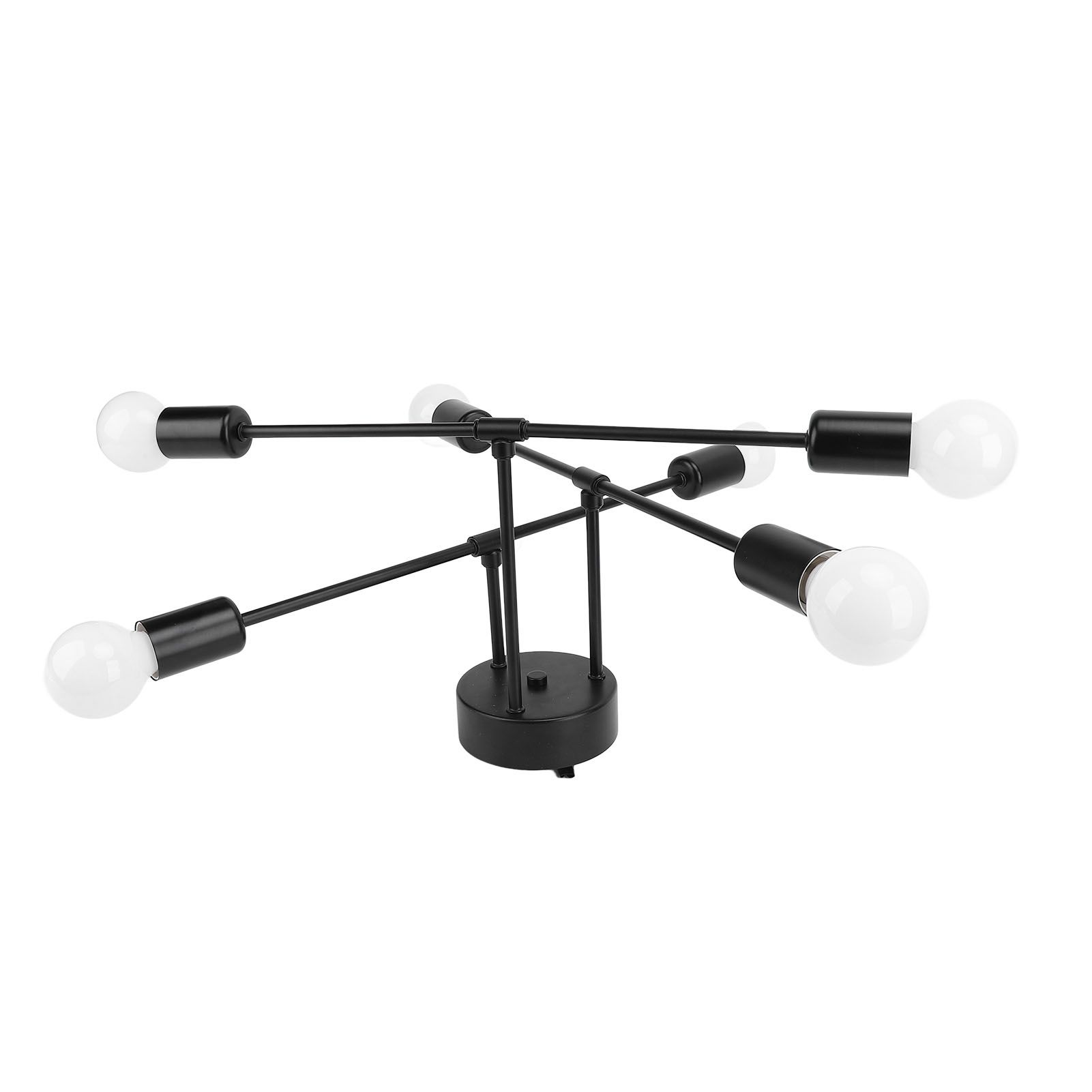 LED Flush Mount Ceiling Light Fixture Iron Art Modern 6 Light E26 Bulbs view 12