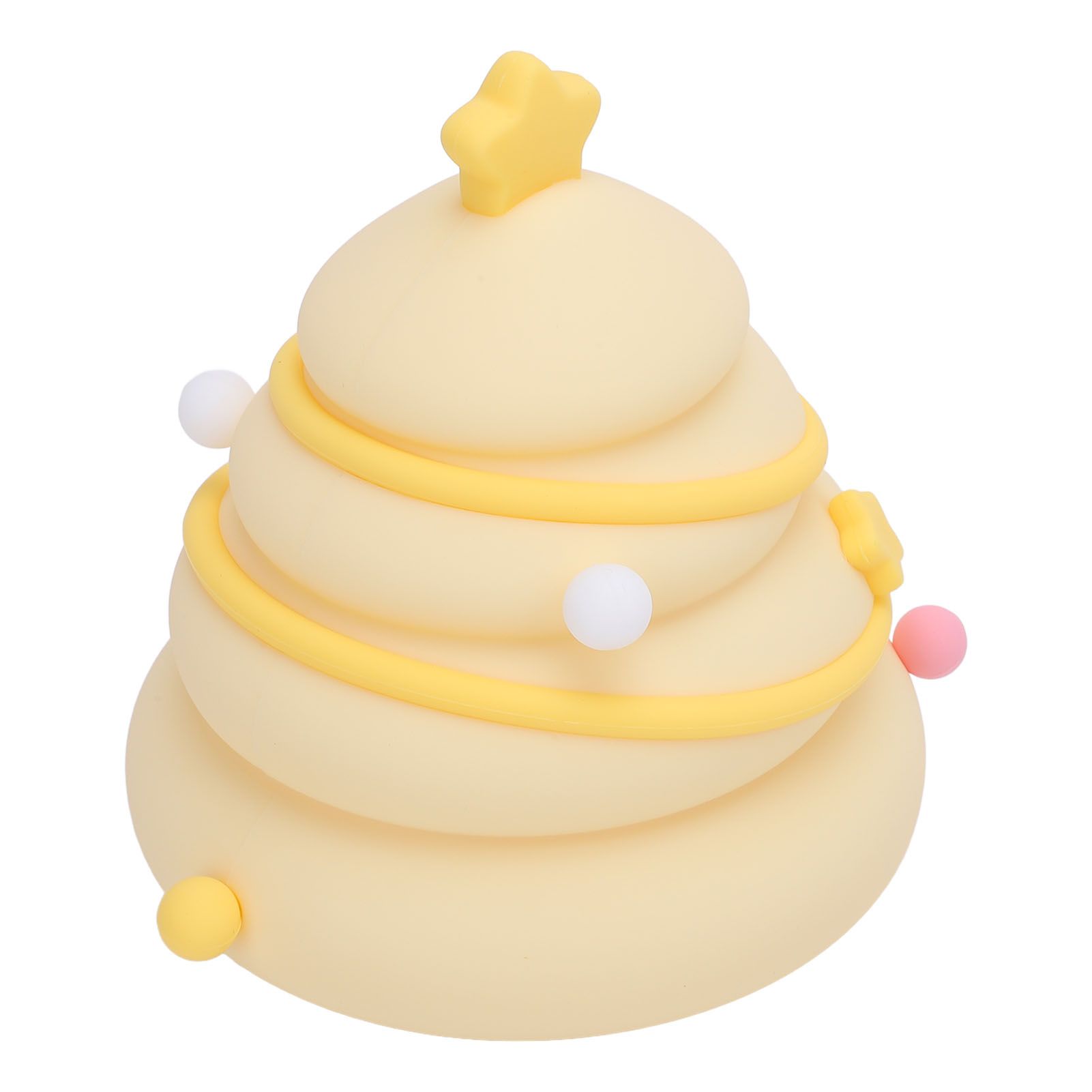 Xmas Tree Night Light Decor Silicone Cute Nursery Nightlight 3 Level Dimmable view 8