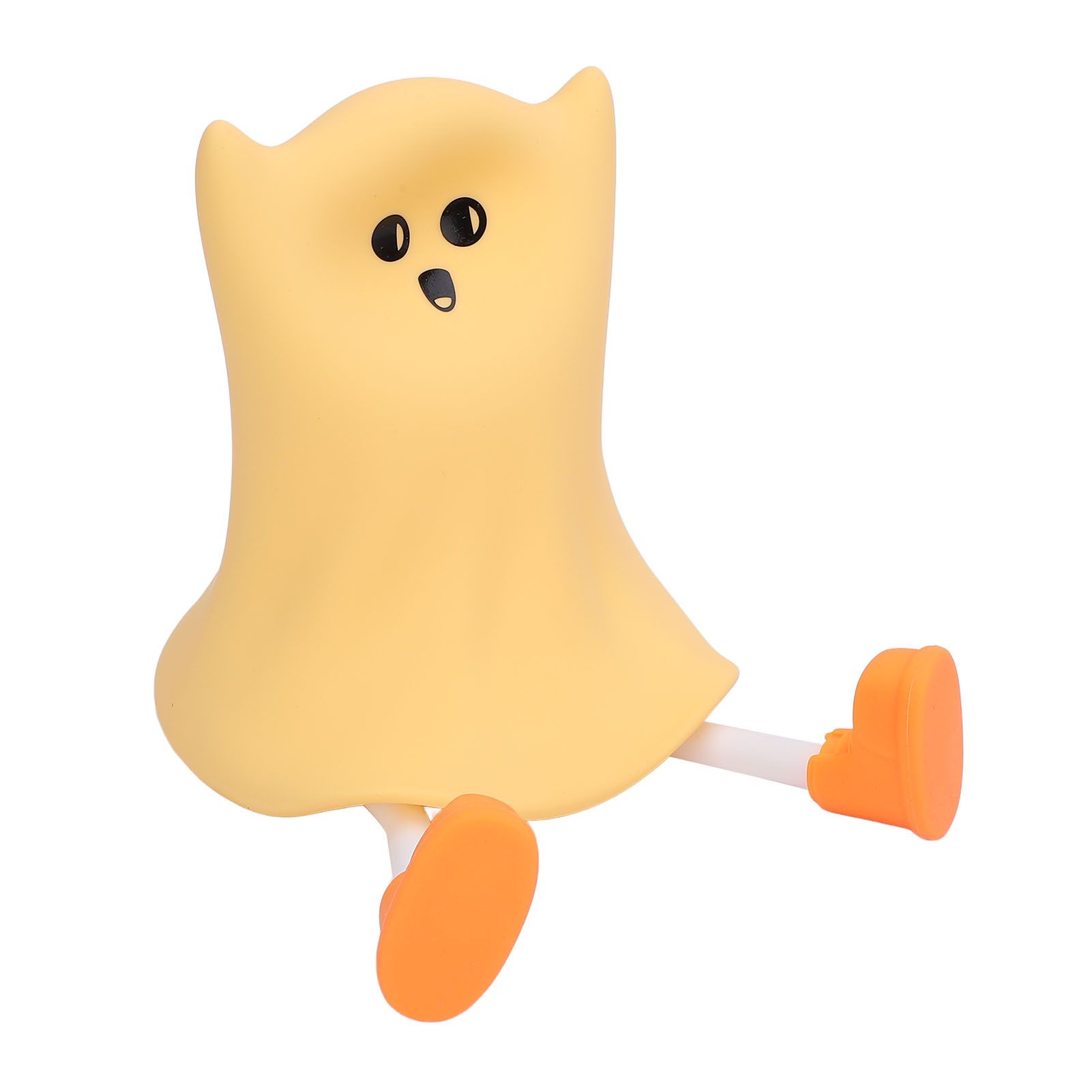 Ghost Night Light Silicone Cute Look Warm Light Adjustable Brightness Soft