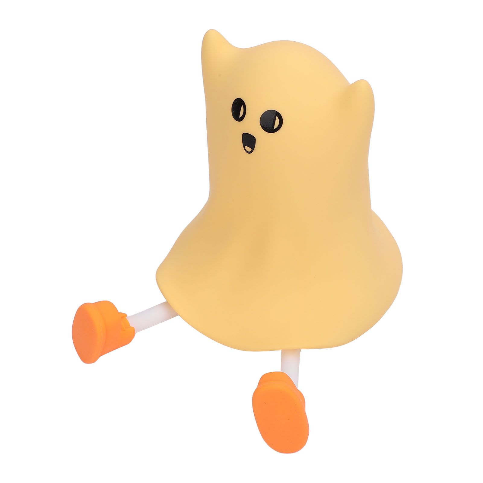 Ghost Night Light Silicone Cute Look Warm Light Adjustable Brightness Soft view 8