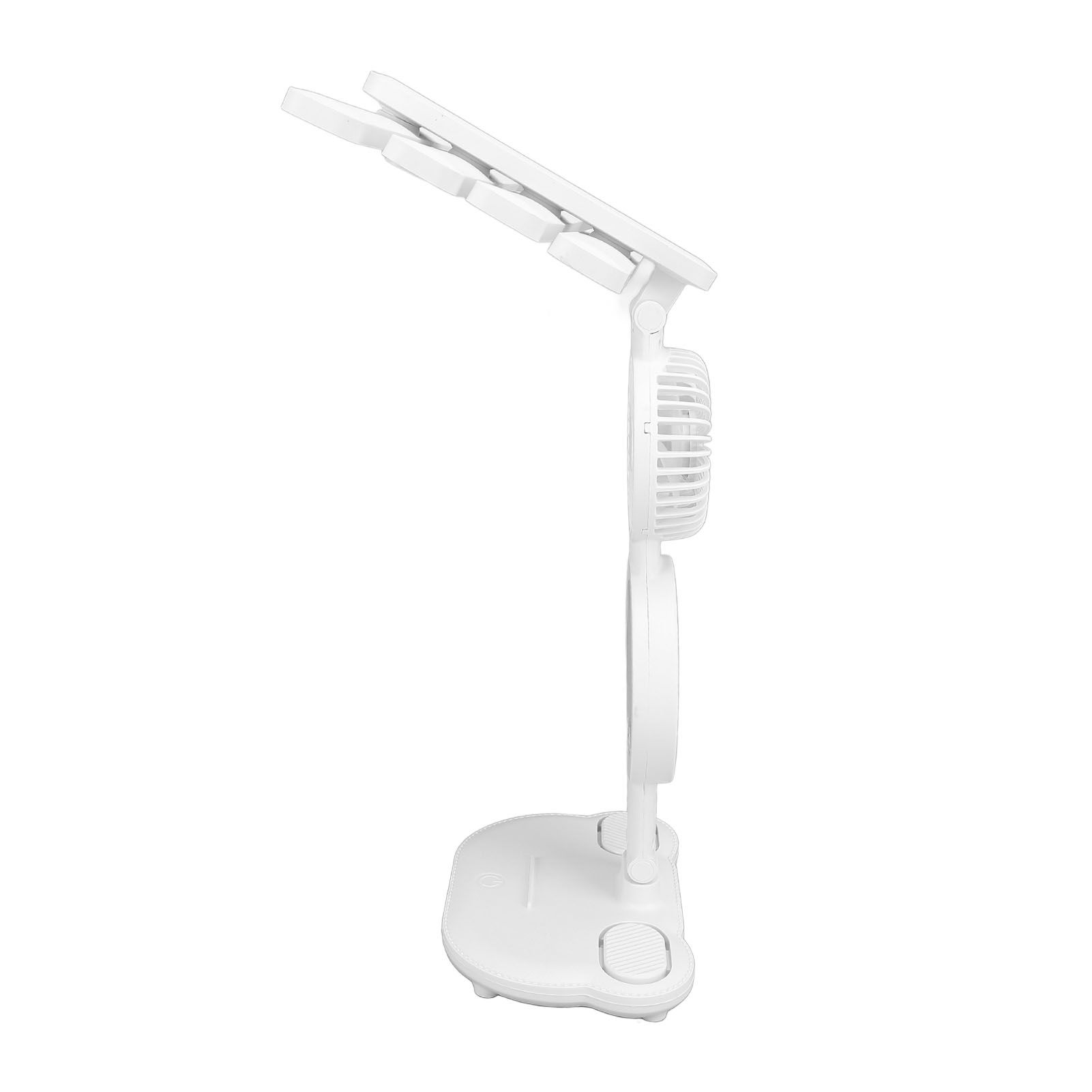 LED Desk Lamp Touch Control Rechargeable Stepless Dimmable Foldable Time Date view 5