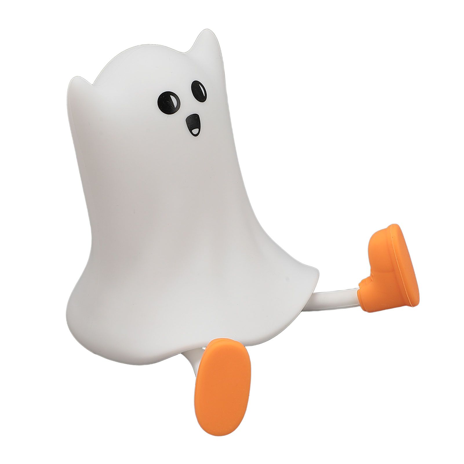 Night Light Cute Silicone Rechargeable 3000K Warm Light Dimmable LED Tap Ghost view 7