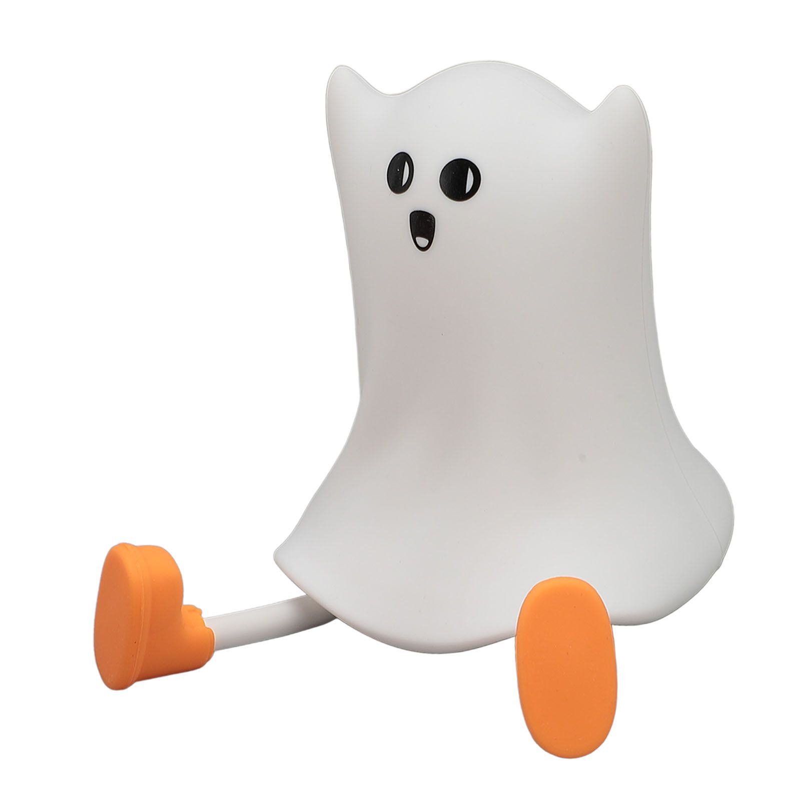 Night Light Cute Silicone Rechargeable 3000K Warm Light Dimmable LED Tap Ghost view 10