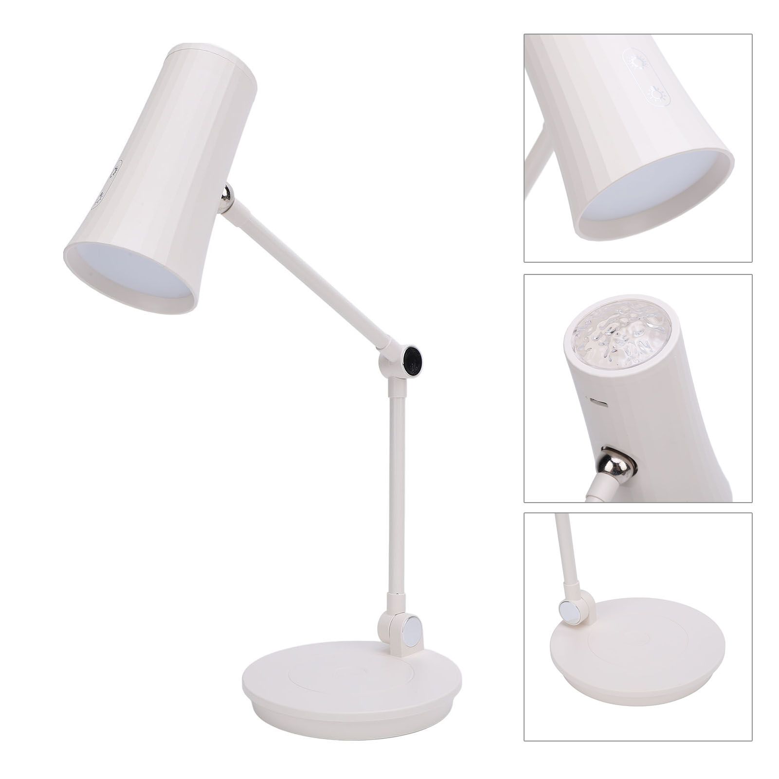 Cordless Desk Lamp 3 Color Temperature Touch Control Magnetic Charging LED view 12
