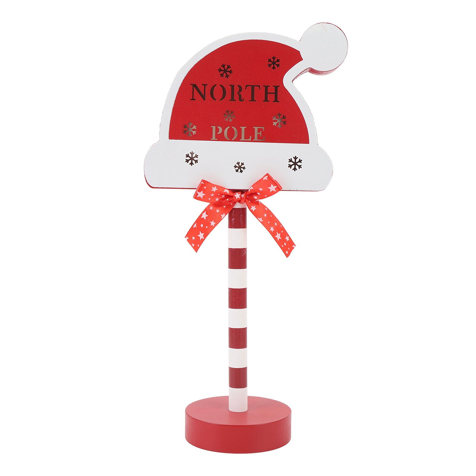 Xmas Decorative Table Lamp Battery Operated LED North Poles Sign Night Light view 3