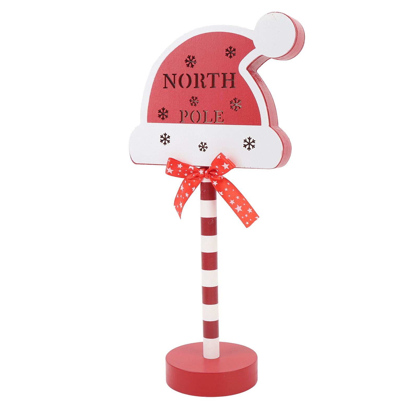 Xmas Decorative Table Lamp Battery Operated LED North Poles Sign Night Light view 4