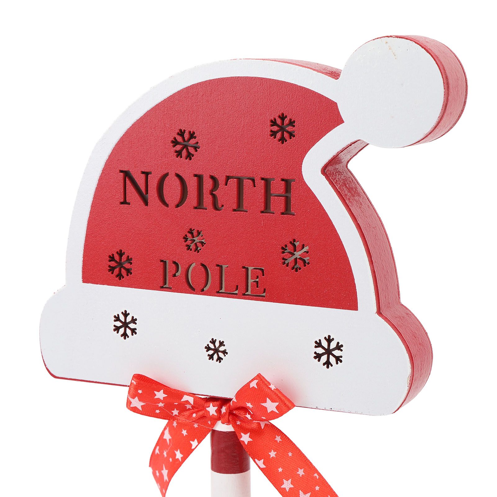 Xmas Decorative Table Lamp Battery Operated LED North Poles Sign Night Light view 5