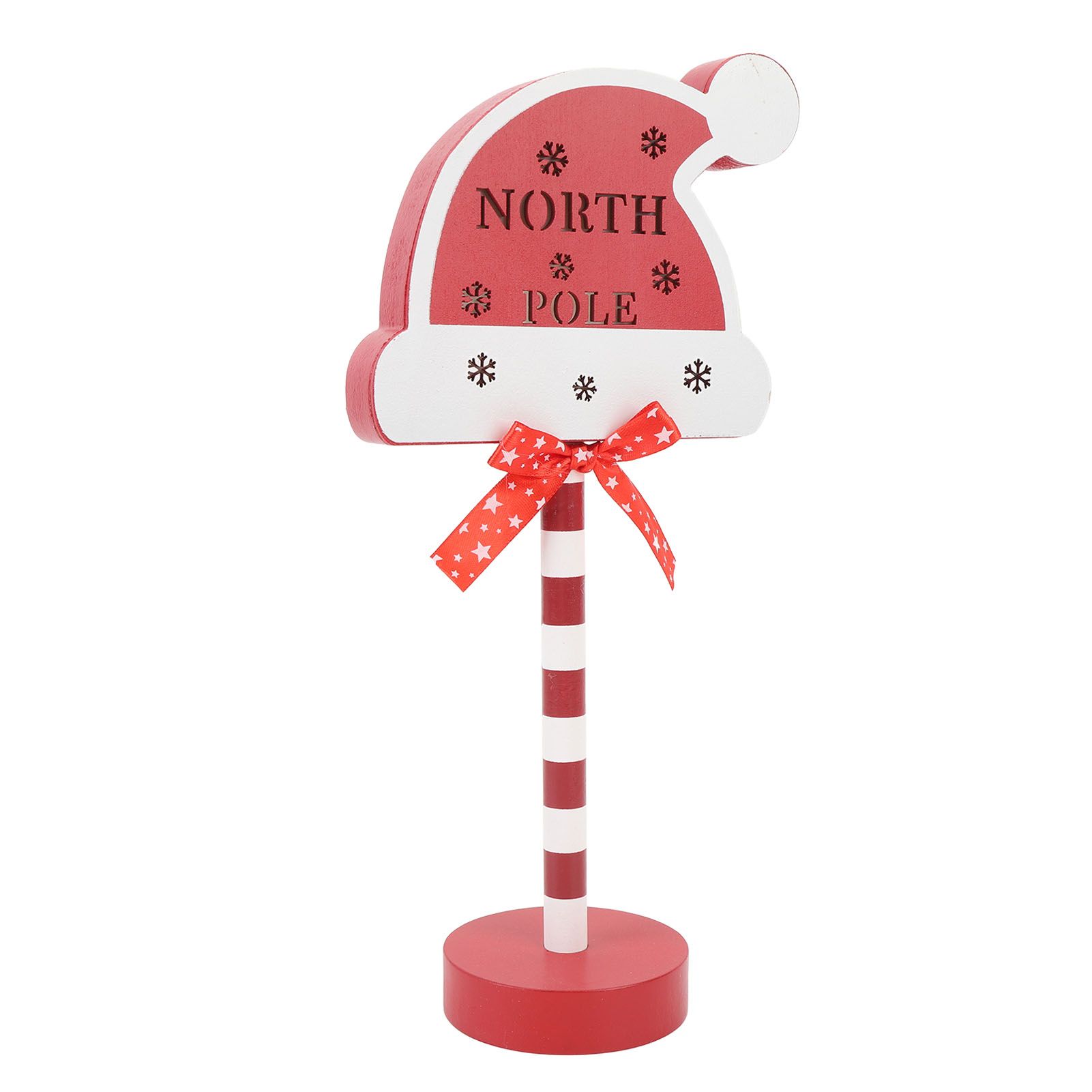 Xmas Decorative Table Lamp Battery Operated LED North Poles Sign Night Light view 7