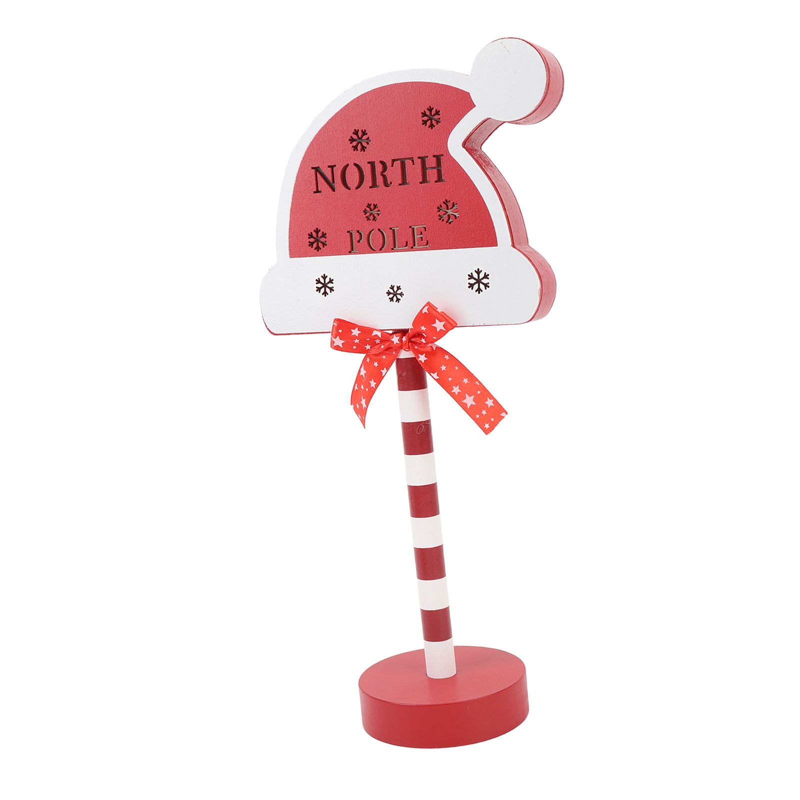 Xmas Decorative Table Lamp Battery Operated LED North Poles Sign Night Light view 10