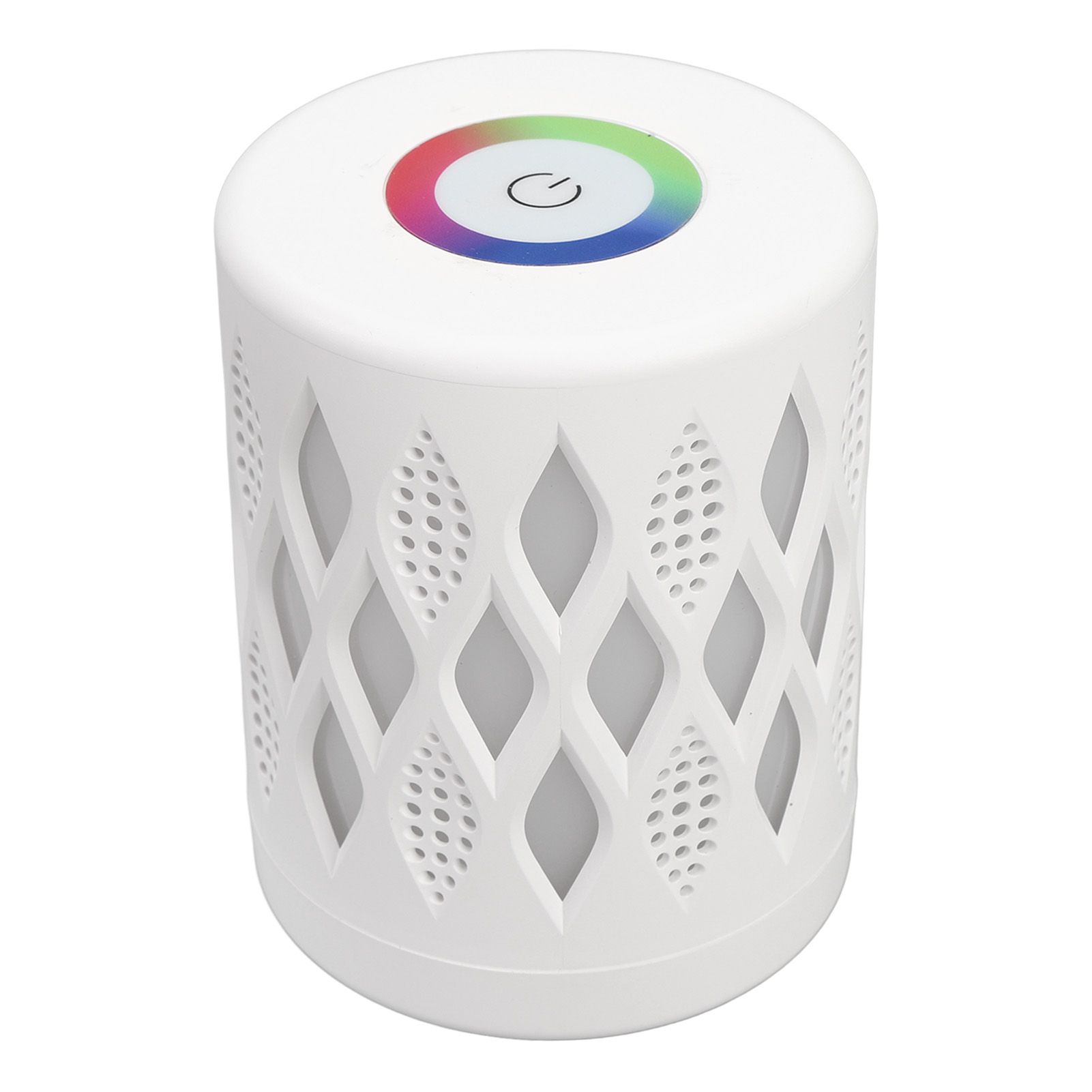 Bedside Night Light White Hollow LED RGB Dimmable USB Rechargeable Memory