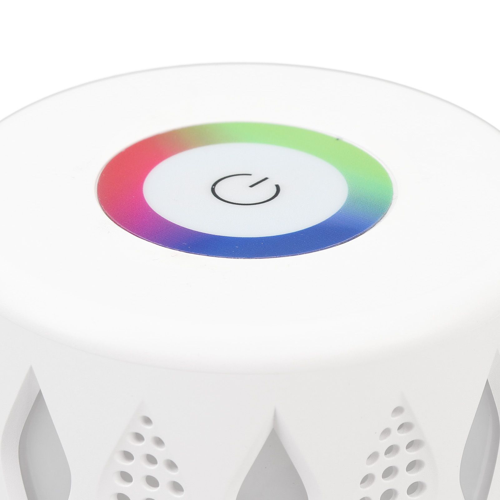 Bedside Night Light White Hollow LED RGB Dimmable USB Rechargeable Memory view 2