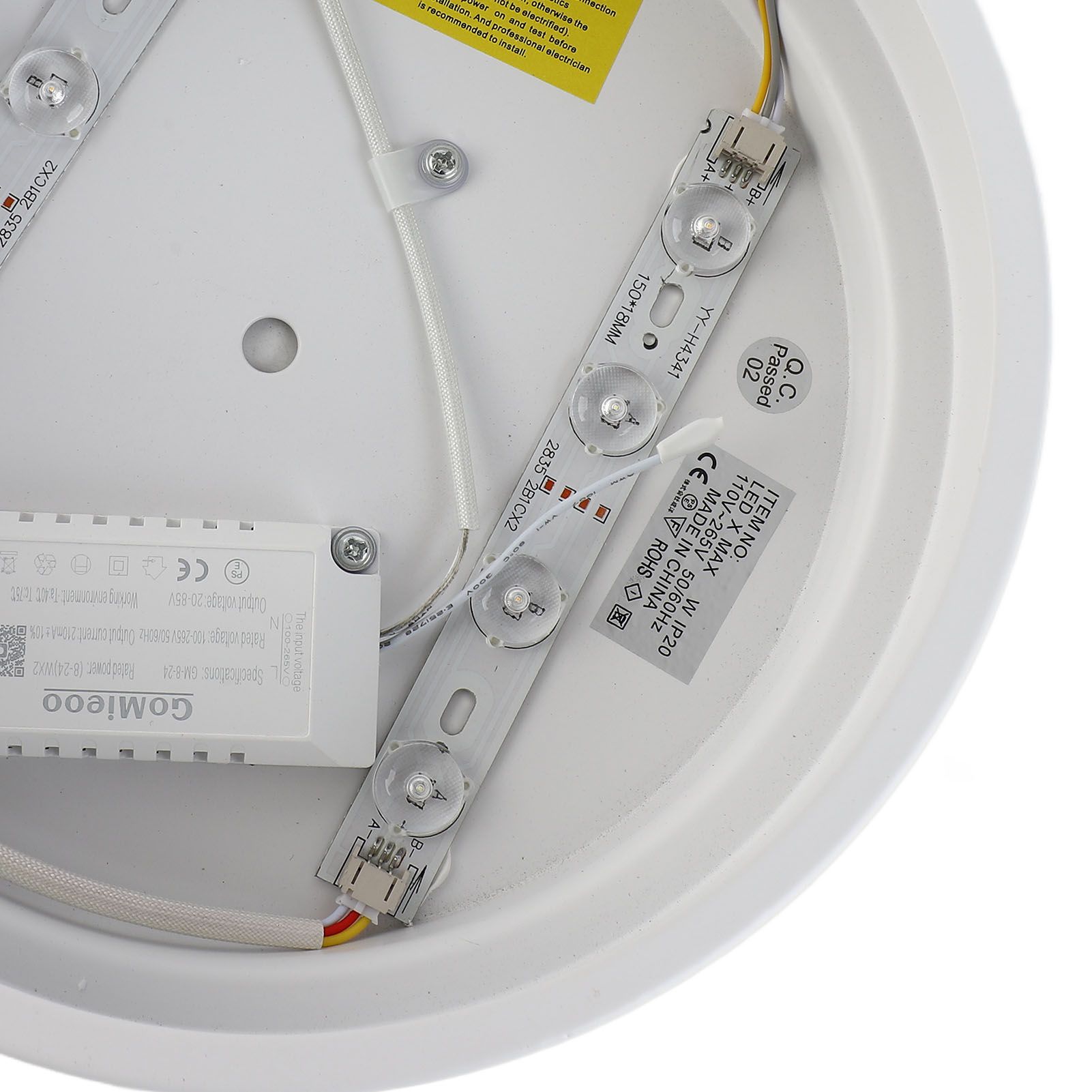 Dimmable LED Ceiling Light Modern Round Flush Mount Ceiling Lamp with APP view 5