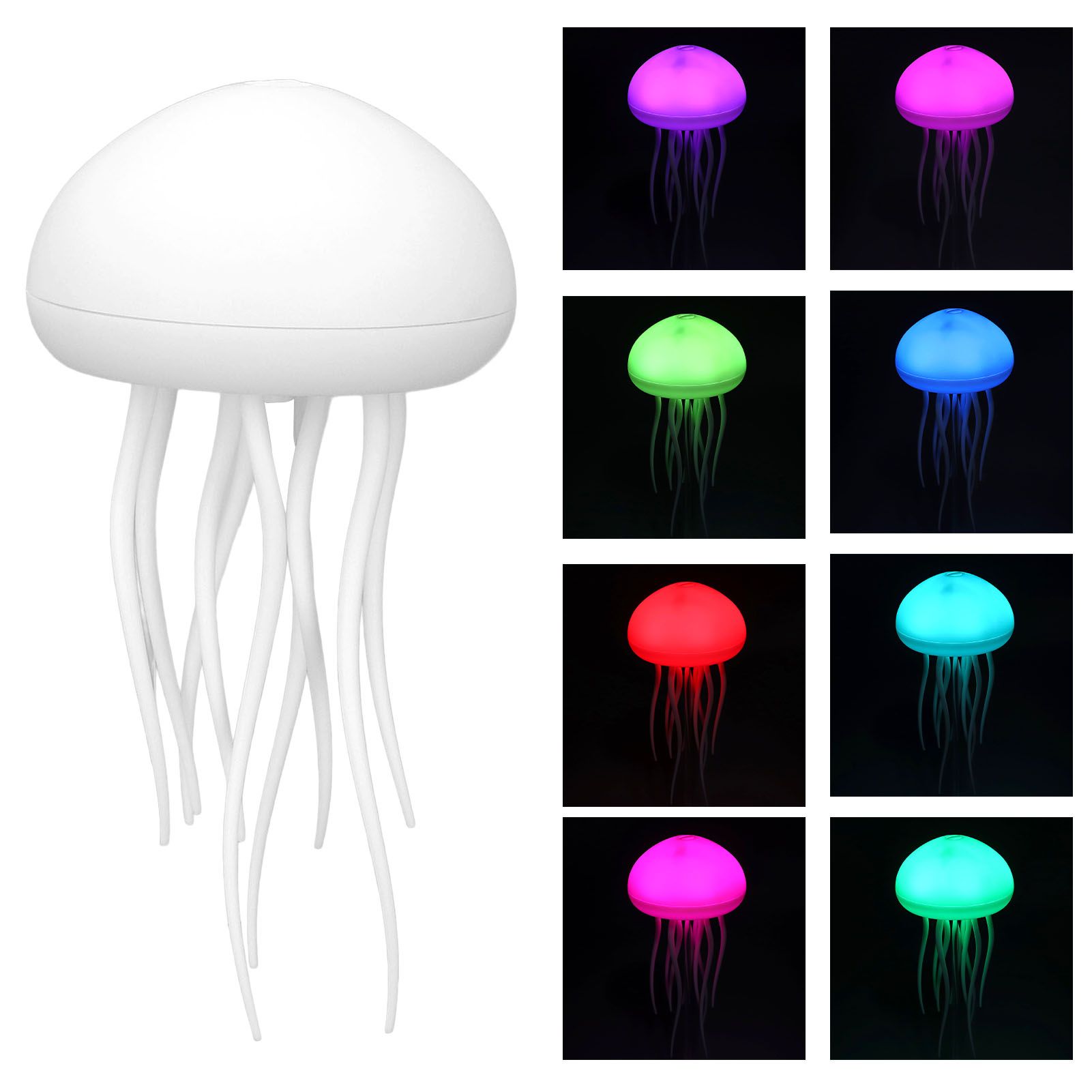Jellyfish Lamp with Dancing Legs Voice Control Full Color Gradient Hanging view 10