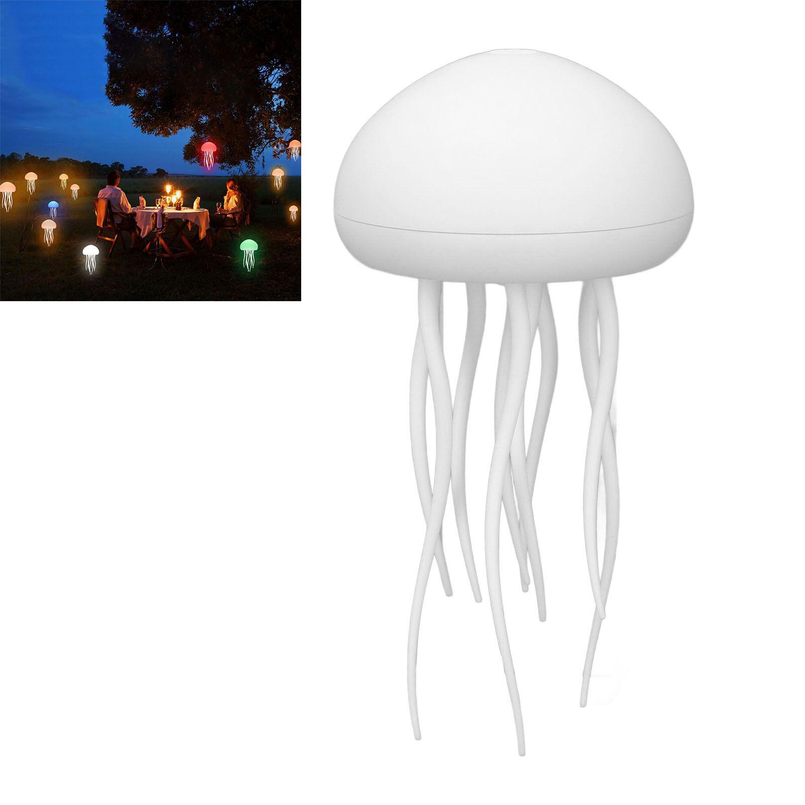 Jellyfish Lamp with Dancing Legs Voice Control Full Color Gradient Hanging view 11
