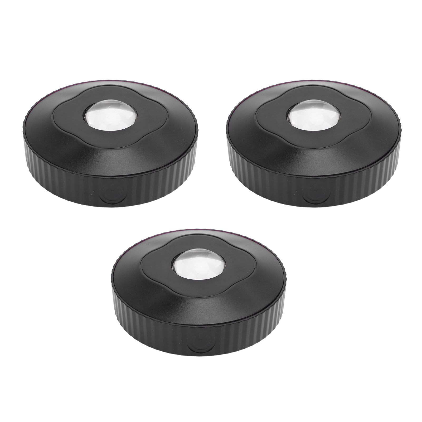 3PCS RGB Colorful Puck Light Battery Operated USB Rechargeable Under Cabinet view 6