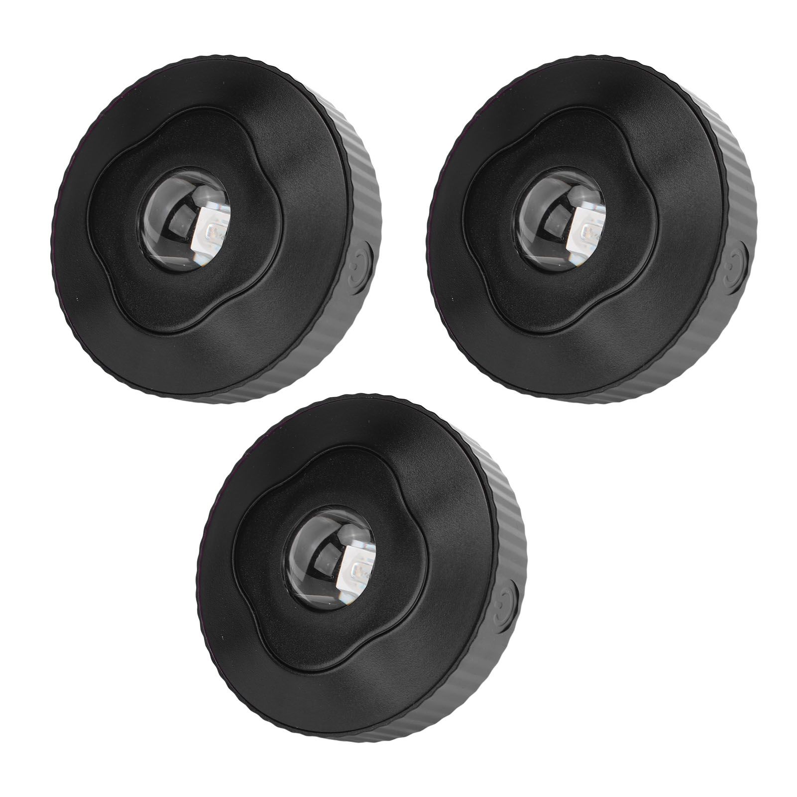 3PCS RGB Colorful Puck Light Battery Operated USB Rechargeable Under Cabinet view 8