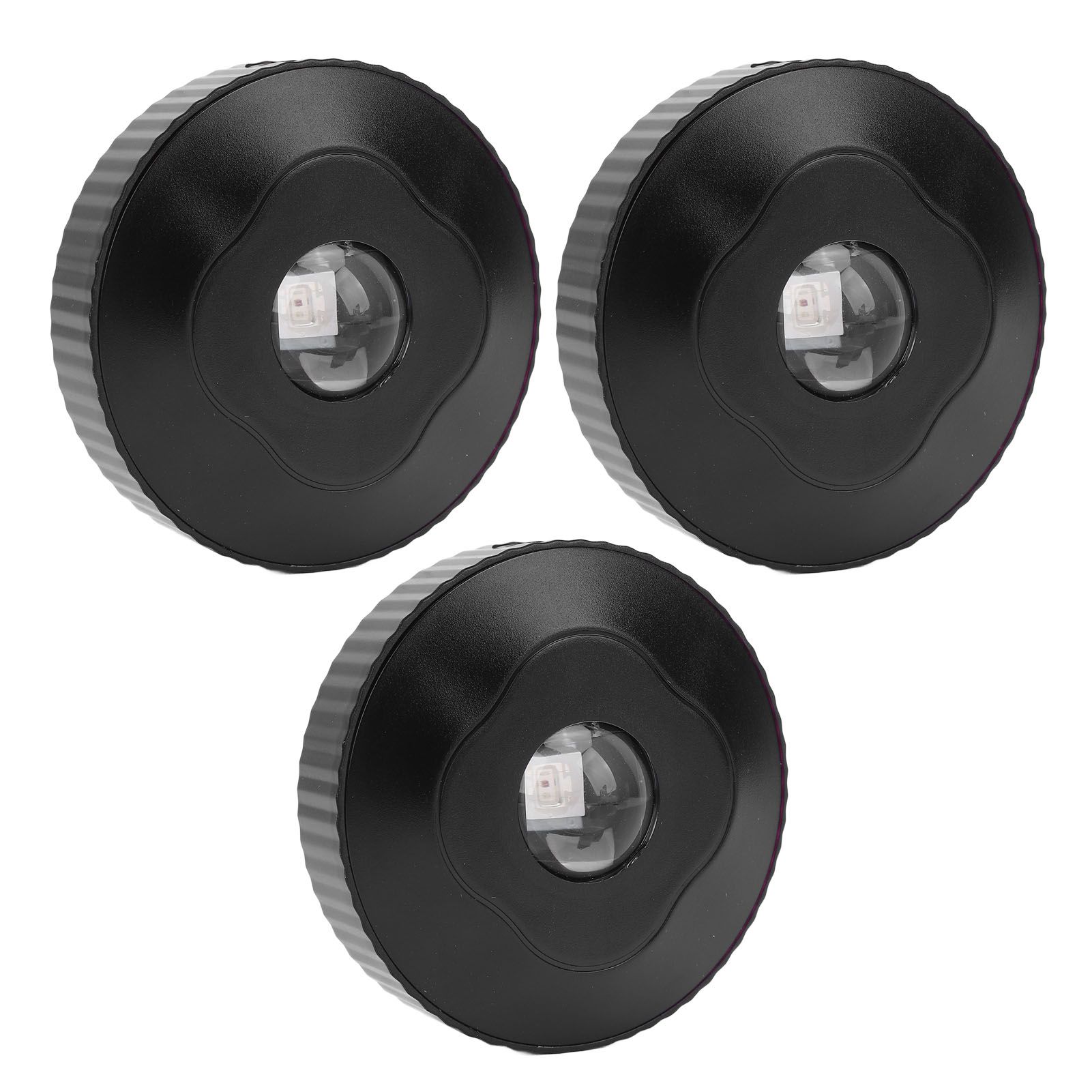3PCS RGB Colorful Puck Light Battery Operated USB Rechargeable Under Cabinet view 10