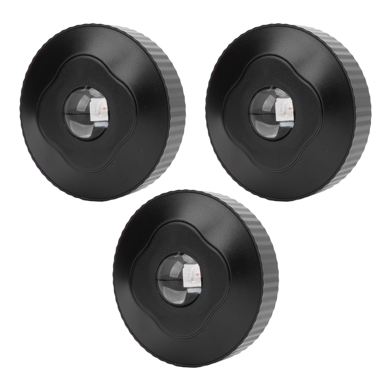 3PCS RGB Colorful Puck Light Battery Operated USB Rechargeable Under Cabinet view 11