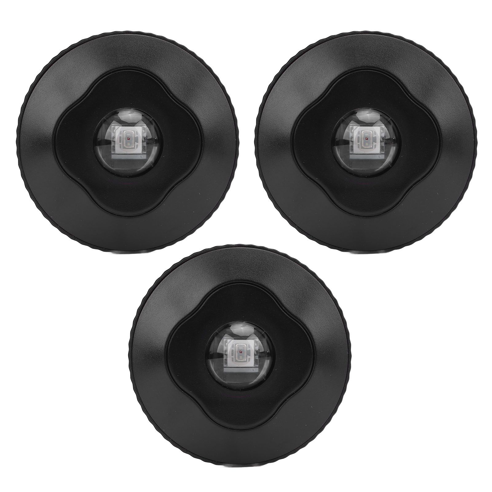3PCS RGB Colorful Puck Light Battery Operated USB Rechargeable Under Cabinet view 12
