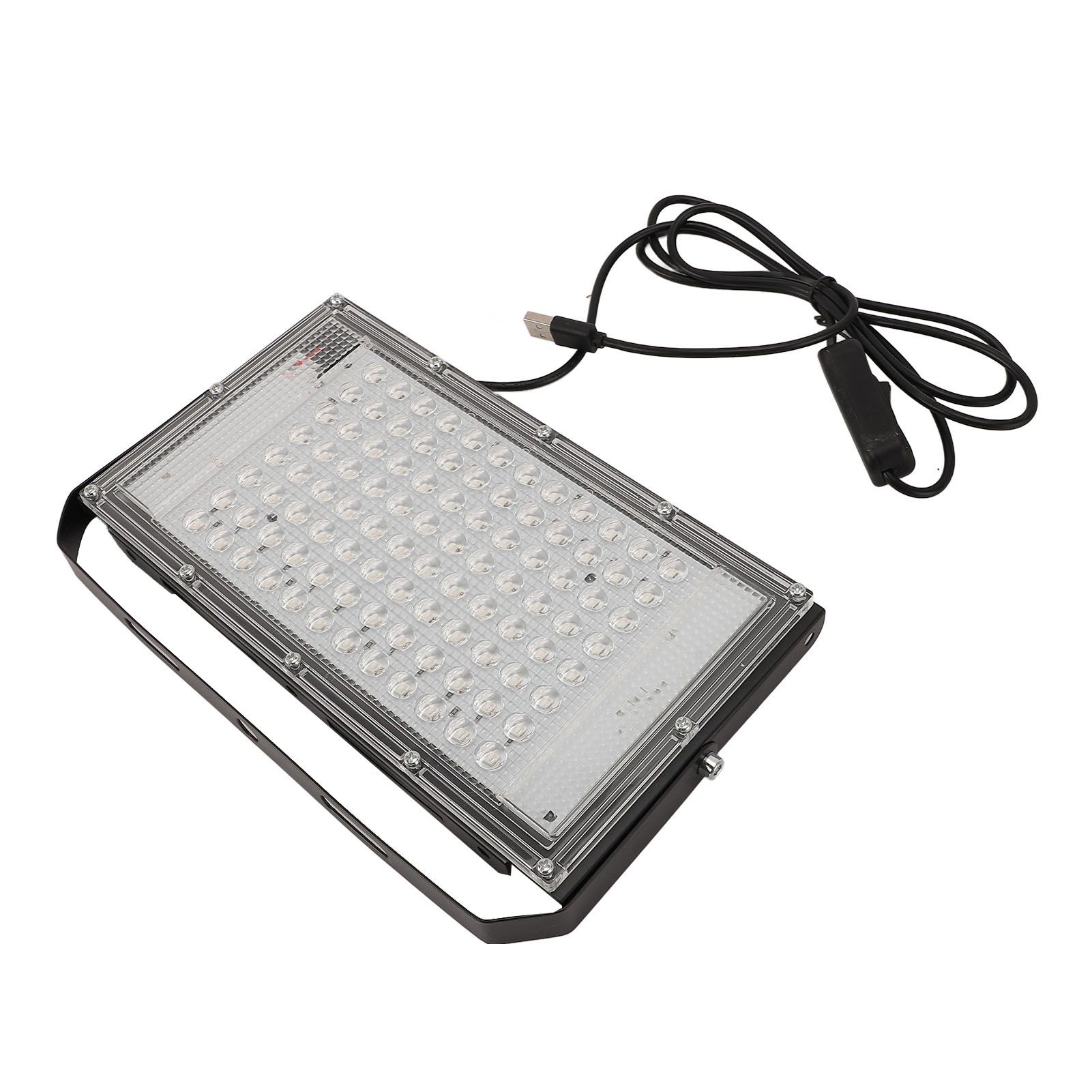 LED Black Light 395nm IP66 Water Resistant Button Control USB Black Party view 10