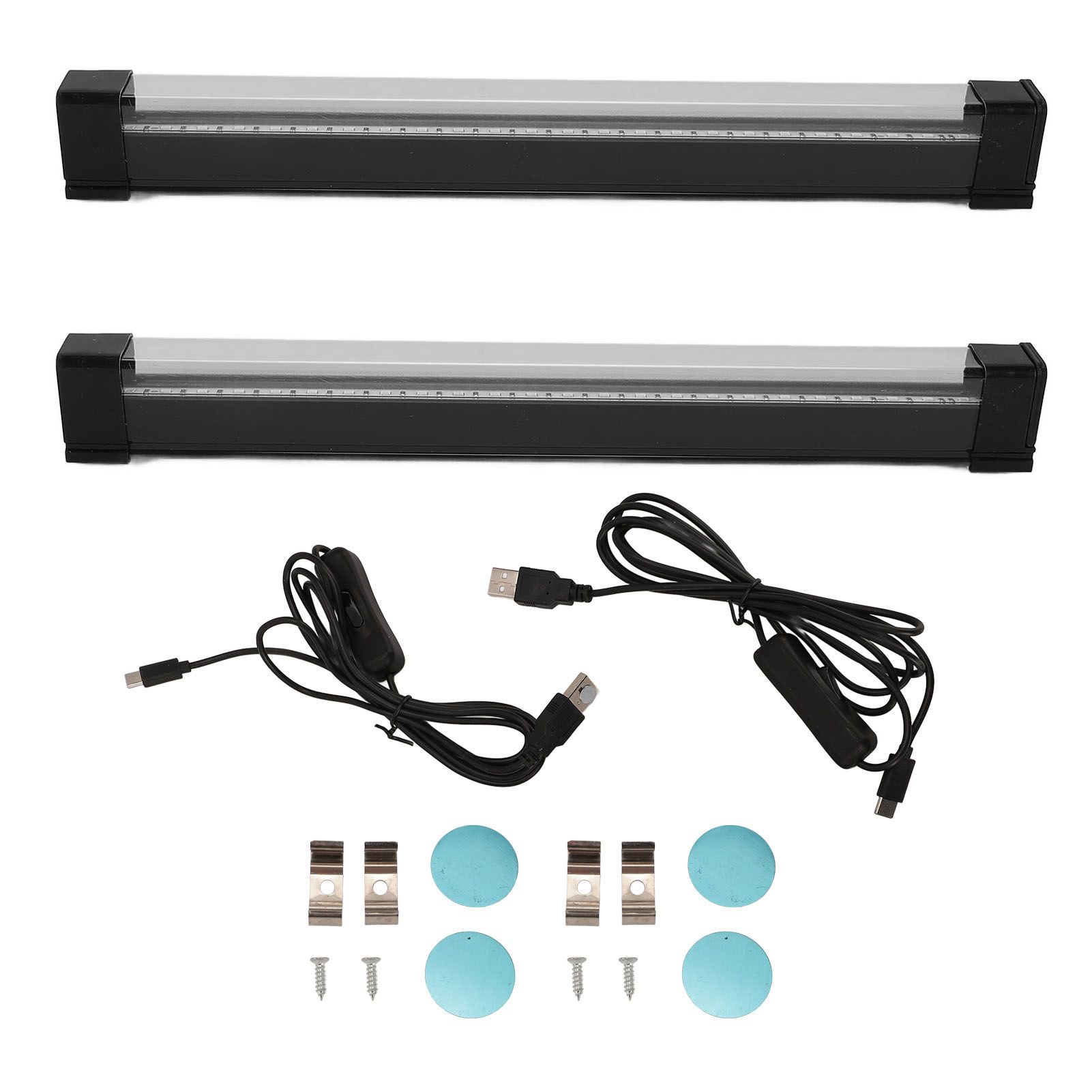 2 Sets LED Black Light Bar with Plug and Switch 380 To 400nm USB Power Supply view 3