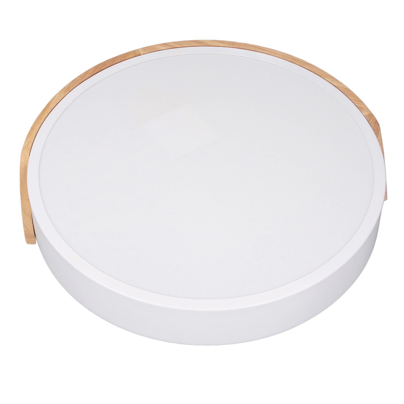LED Flush Mount Ceiling Light 2000LM 3000K 4000K 6000K Dimmable Round Wood LED