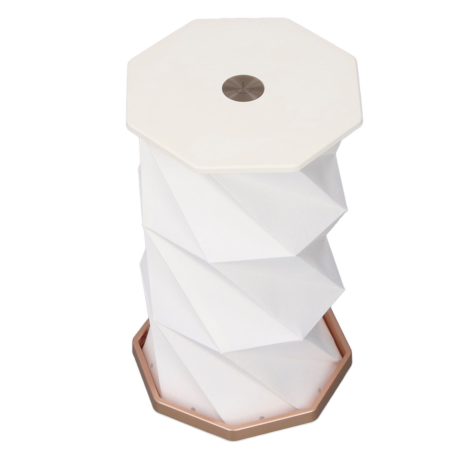 Bedside Table Lamp Paper Foldable Stepless Dimmable Rechargeable Battery
