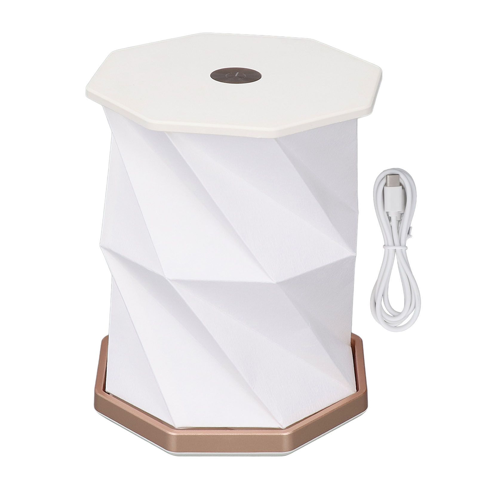 Bedside Table Lamp Paper Foldable Stepless Dimmable Rechargeable Battery view 3