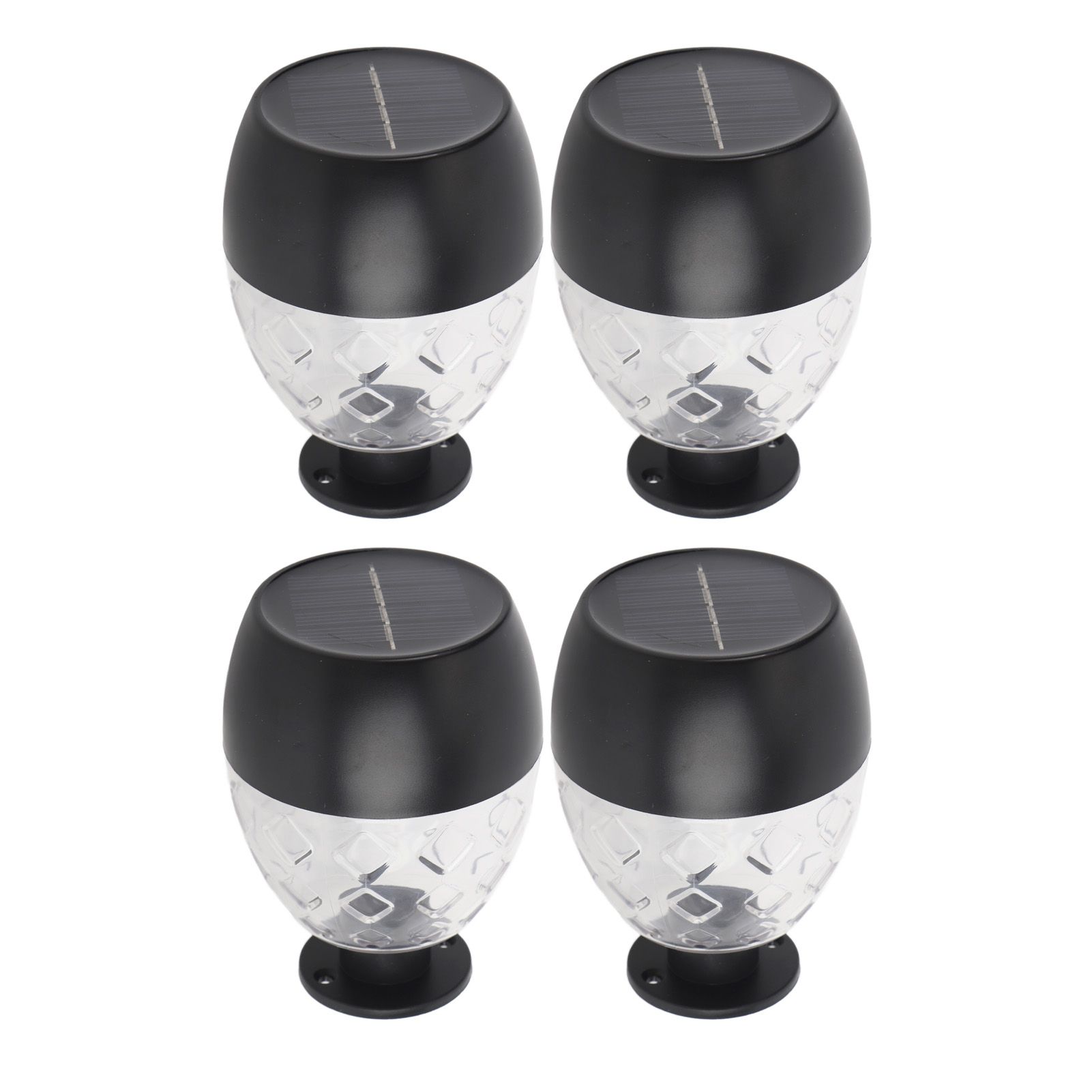 4pcs Solar Wall Light Water Resistant Automatic Light Sensor Solar Up Down