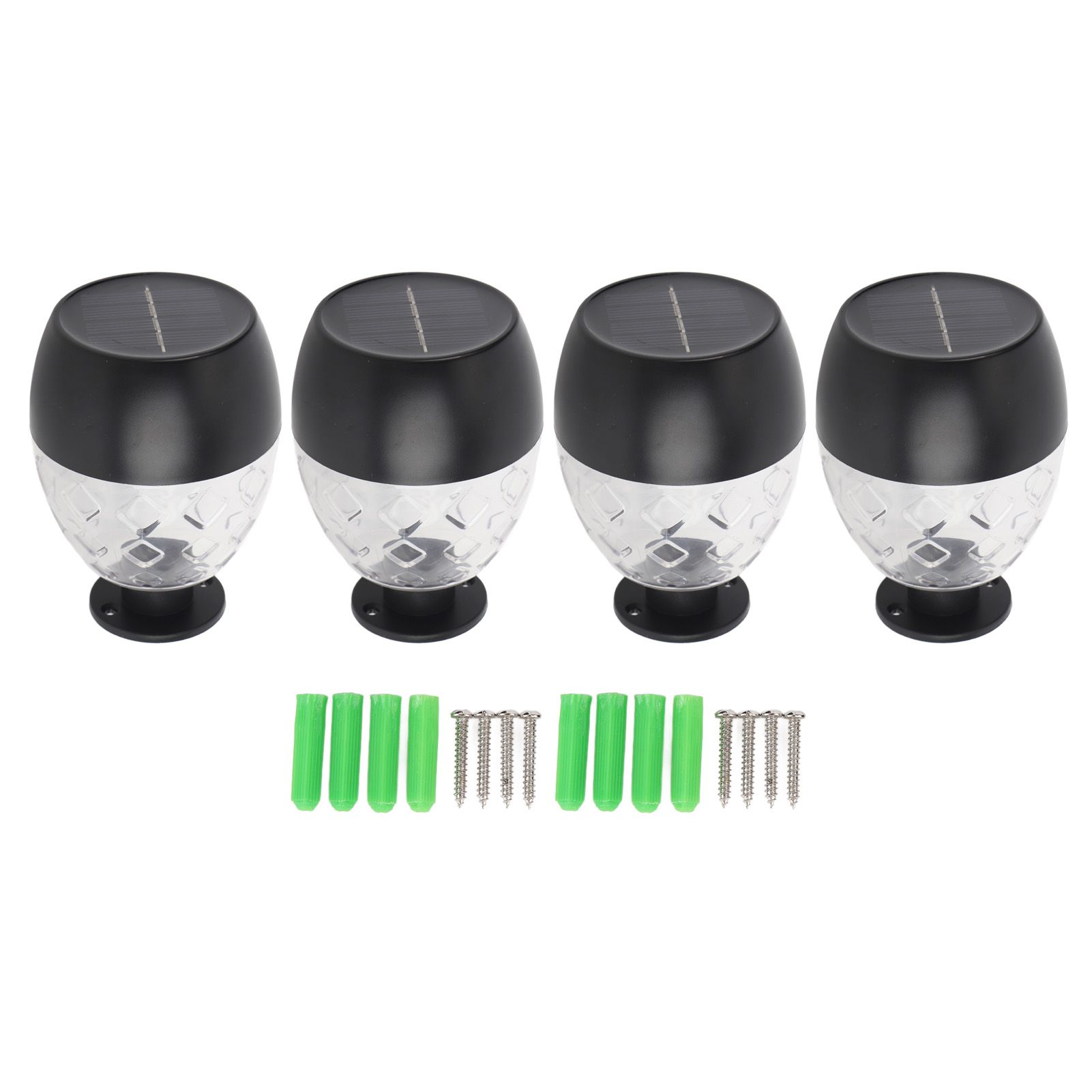 4pcs Solar Wall Light Water Resistant Automatic Light Sensor Solar Up Down view 3